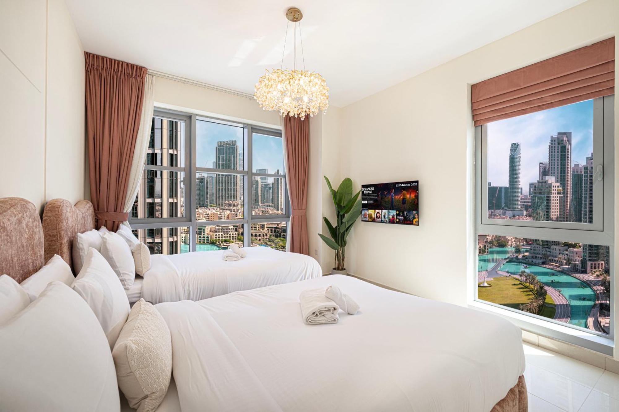 Apartment Splendid 2br Burj Khalifa & Fountain View